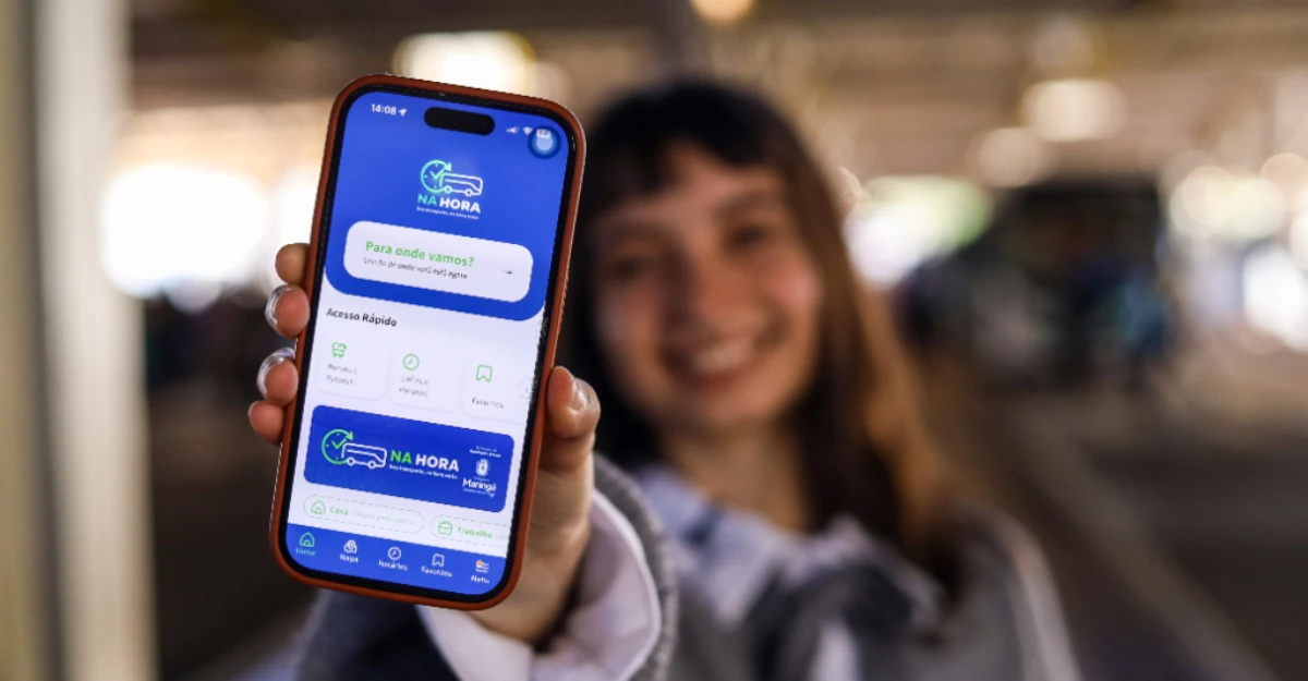 Saiba como usar o ‘Na hora Maringá’; app mostra trajetos em tempo real, horários das linhas e mais