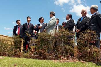 Embaixador diz que Parque do Japão é o mais bonito já visto fora de seu país