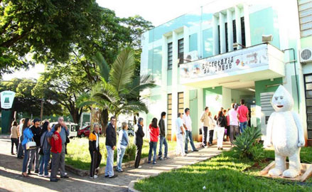 Dia D de vacinação contra a gripe atendeu 8.229 pessoas neste sábado.