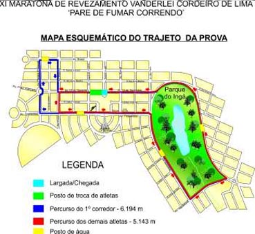 Vias centrais de Maringá serão interditadas para a Maratona Pare de Fumar Correndo.