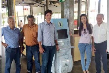 Terminal Rodoviário ganha totem de informações turísticas Terminal Rodoviário ganha totem de informações turísticas