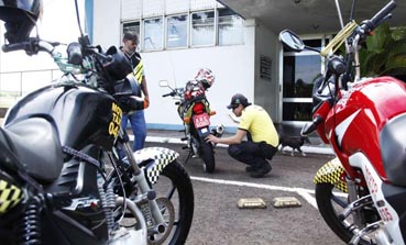 Mototáxi e motofrete passam por vistoria em Maringá