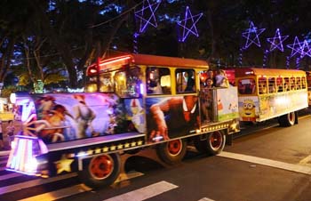 Nesta terça-feira (10), Trenzinho do Noel e Carreta da Alegria iniciam  passeios em Guarapuava