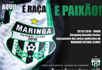 Maringá FC apresenta novos uniformes nesta sexta-feira (29)