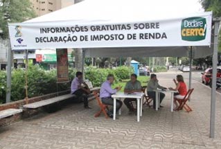 Campanha gratuita que orienta sobre a declaração do IR acontece nesta sexta-feira (15) Campanha gratuita que orienta sobre a declaração do IR acontece nesta sexta-feira (15)