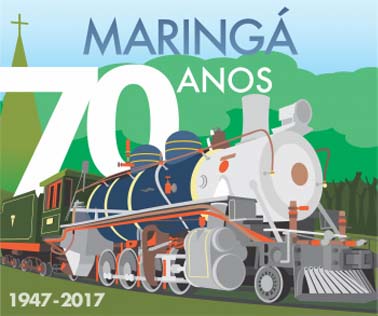 Prefeitura divulga logomarca dos 70 anos de Maringá