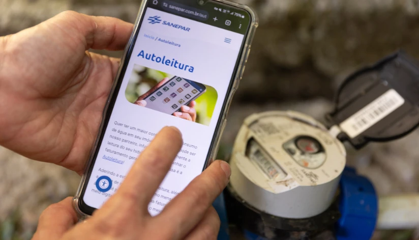 Veja como fazer a leitura do hidrômetro usando o aplicativo ou o site da Sanepar Veja como fazer a leitura do hidrômetro usando o aplicativo ou o site da Sanepar