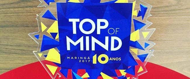 Top of Mind Maringá divulga os vencedores de 2017