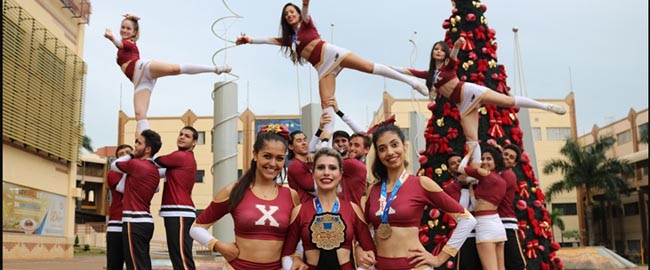 Alunos conquistam título nacional de Cheer realizado no Rio de Janeiro