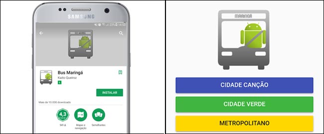 App Bus Maringá leva o usuário do transporte coletivo ao lugar certo, na hora exata