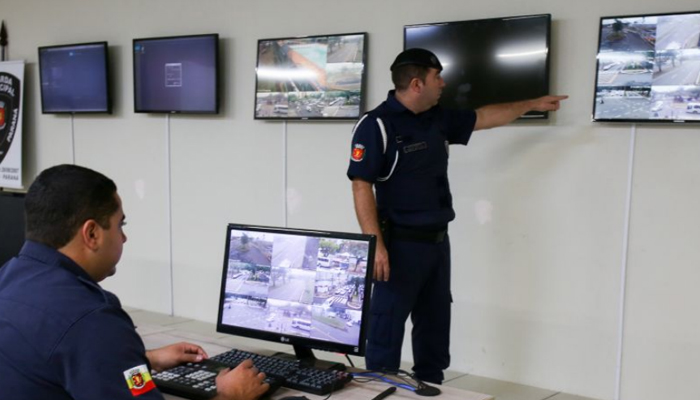 Câmeras de monitoramento reforçam segurança
