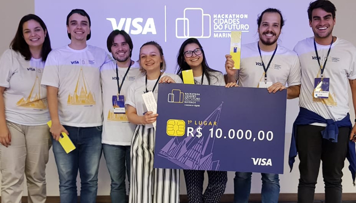 Grupo Unity vence o primeiro hackathon da Visa Brasil em Maringá