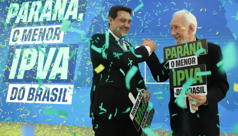 Ratinho Junior sanciona lei que reduz IPVA no Paraná