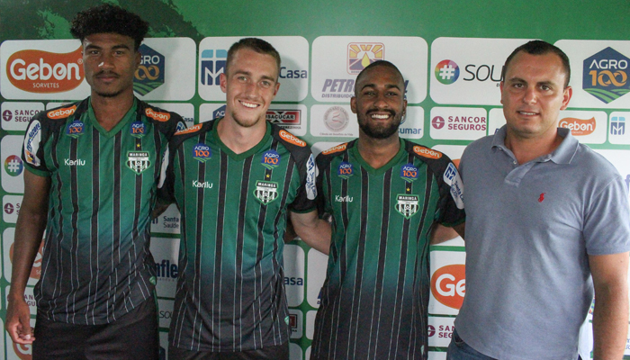 Maringá FC apresenta mais três reforços para 2019