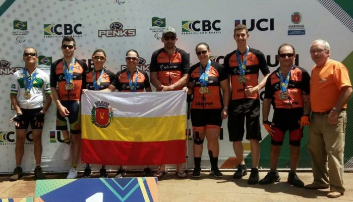 Maringaenses conquistam 12 medalhas na Copa Brasil de Paraciclismo
