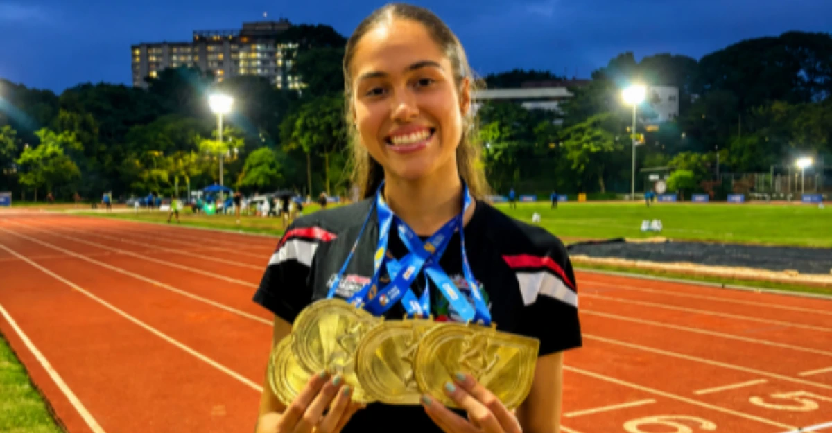Sabrina Pena, de Mandaguari, conquista quatro ouros em Campeonato Brasileiro de Atletismo