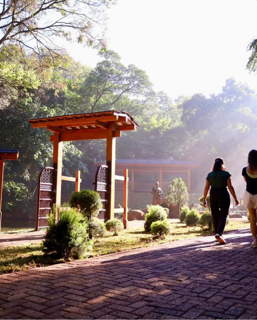 Veja fotos do novo Jardim Japonês do Parque do Ingá 