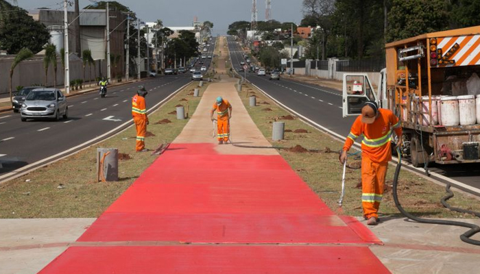 Duplicação da avenida Carlos Borges chega na fase final Duplicação da avenida Carlos Borges chega na fase final