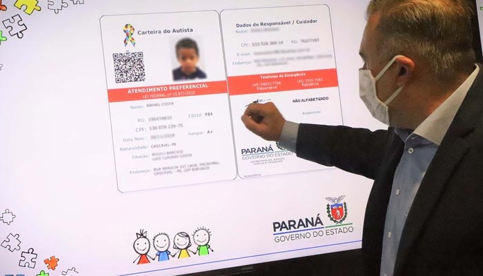 Carteira do Autista já pode ser solicitada em todo Paraná