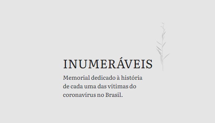 Site homenageia vítimas do coronavírus no BR, 'Não há quem goste de ser número'