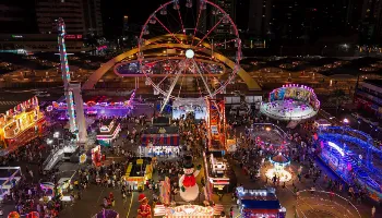 Parque de diversões da Maringá Encantada vai ficar disponível até 1º de fevereiro 
