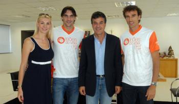 Emanuel e Giba apresentam projetos relacionados ao voleibol no Paraná 