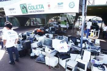 Campanha arrecada mais de 9 toneladas de resíduos eletrônicos Campanha arrecada mais de 9 toneladas de resíduos eletrônicos