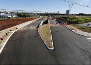 Viaduto entre a Guedner com a Sincler Sambati será entregue nesta sexta-feira (20). 