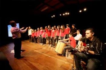 Instituição sedia projeto de música da Funarte. 