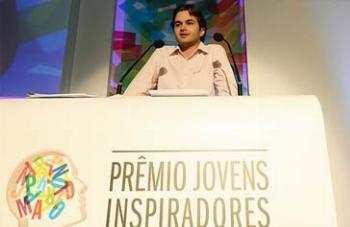 Vencedor do Prêmio Jovem Inspirador 2013 faz palestra nesta quinta-feira (29). 