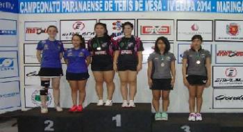 Maringá se destaca no tênis de mesa conquistando 21 medalhas. 