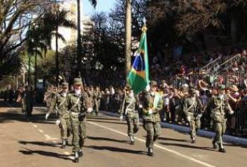 Desfile do 7 de setembro vai reunir mais de 2 mil integrantes. 