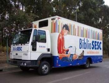 Biblioteca itinerante com acervo de 3 mil livros estará presente em evento. 