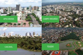 Apucarana, Campo Mourão, Cascavel e Toledo são as novas regiões metropolitanas no Paraná 