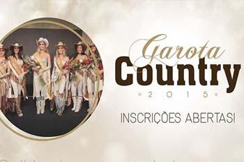 Inscrições para o Garota Country 2015 estão abertas 