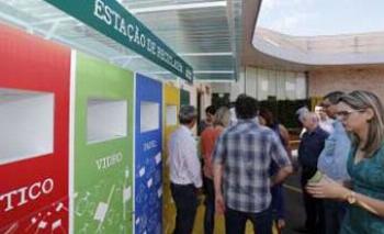1ª Estação de Reciclagem para a coleta de materiais recicláveis e óleo de fritura é inaugurada 