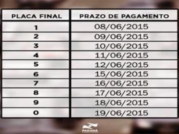 Prazo para pagamento do IPVA termina na próxima semana 