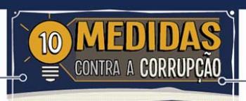Associação coleta assinaturas de apoio ao projeto do Ministério Público contra a corrupção 