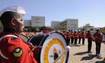 Banda Marcial de Fuzileiros Navais é destaque do desfile de comemoração 