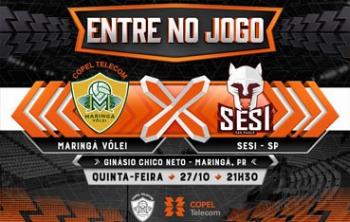 Copel Telecom Maringá estreia na Superliga Masculina de Vôlei nesta quinta-feira (27)  