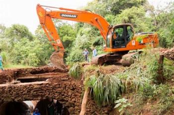 Reparo em ponte na zona rural se estende nos próximos 15 dias Reparo em ponte na zona rural se estende nos próximos 15 dias