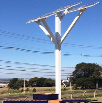 Uma opção para energia renovável, árvore Solar será instalada em Maringá nesta sexta-feira (30) 