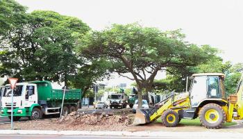 Novo trecho da avenida Cerro Azul é revitalizado 
