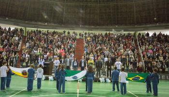 Jogos Interescolares têm competições diárias nas quadras Jogos Interescolares têm competições diárias nas quadras
