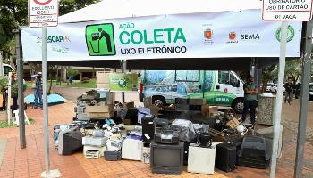 Mutirão faz coleta de eletrônicos e vidros nesta sexta e sábado 