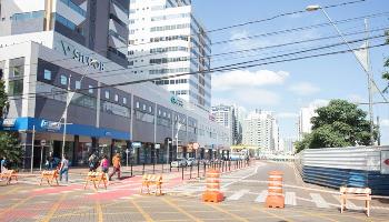 Trecho da Horácio Raccanello é interditado para obras do Terminal Intermodal Trecho da Horácio Raccanello é interditado para obras do Terminal Intermodal