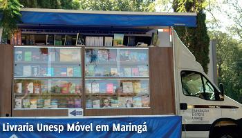 Livraria Móvel da Unesp retorna ao câmpus da UEM 