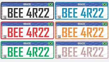 Entram em vigor no Paraná as placas do modelo Mercosul 