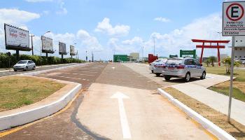 Obras aumentam estacionamento no aeroporto para 68 vagas Obras aumentam estacionamento no aeroporto para 68 vagas