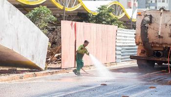 Liberado tráfego em trecho interditado da avenida Horácio Raccanello Liberado tráfego em trecho interditado da avenida Horácio Raccanello